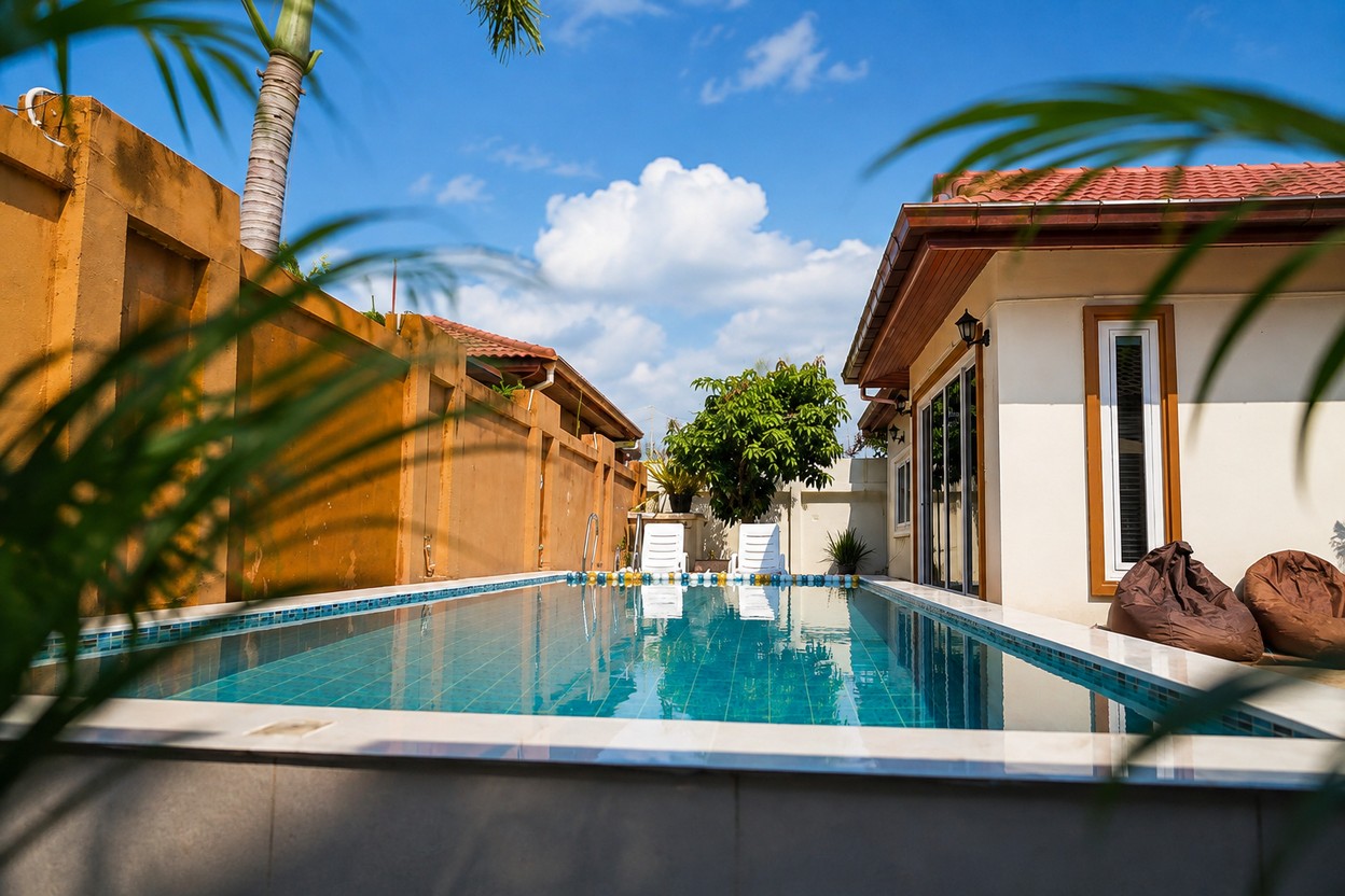 Queen villa with infinity pool